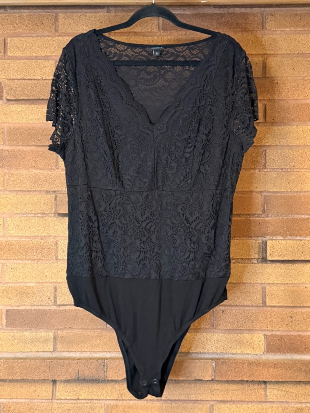 Torrid Black Lace Bodysuit